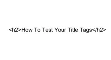 How to test title tags